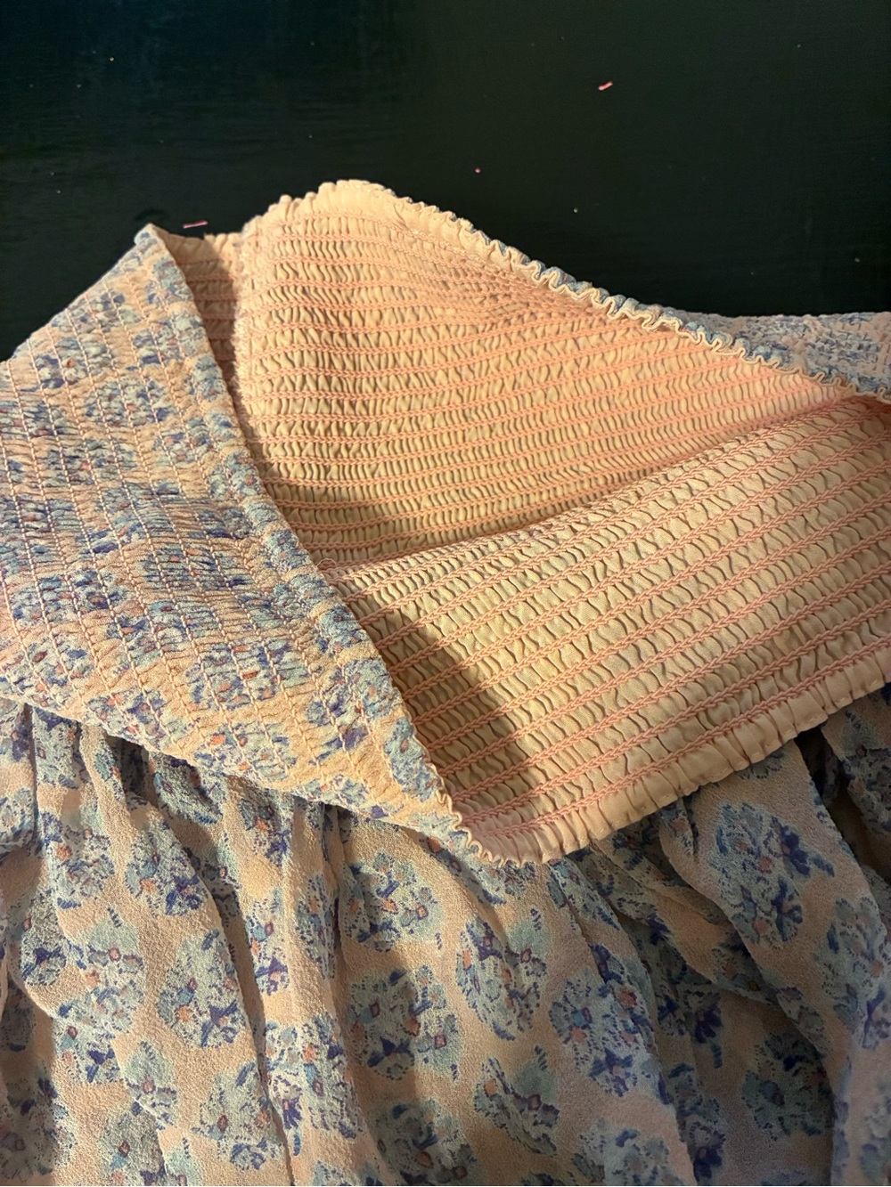 Women’s X-Small Ruffled Tiered Floral Skirt - Picture 5 of 7